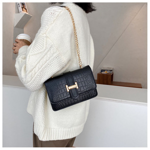 Nouveauté Carteras Y Bolsos <span class=keywords><strong>De</strong></span> Mujer Sac à main en cuir tendance Motif crocodile Sacs bandoulière pour femmes - Product Image 3