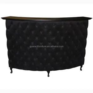 Bàn Tiếp Tân Nhung Tufted Bàn Tiếp Tân Salon Bàn Tiếp Tân Nhung Cho Tiệm Cắt Tóc