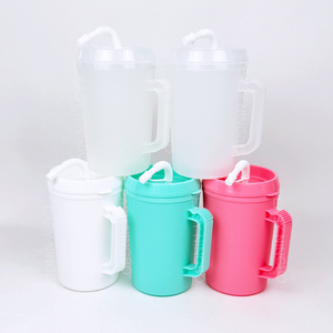 Tazza da Viaggio in Plastica Glitterata da 34oz (2026), Tazza Termica a Doppia Parete da 34oz, Mega Tumbler da Viaggio per Caffè con Manico - Product Image 3