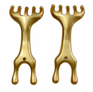 Zinc Alloy Muscle Massage Full Body Manual Scalp Massager Five Claw Gua Sha Meridians Gua Sha Comb Brush - Product Image 2