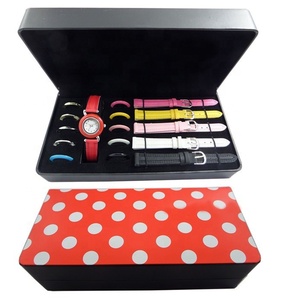 New Design Custom <strong>Interchangeable</strong> <strong>Watch</strong> Bands Girls Gift <strong>Set</strong> Beautiful Printing Box Changeable Belts Colors Women <strong>Watches</strong> - Product Image 1