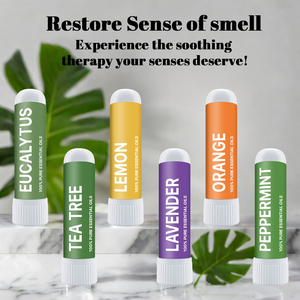 Inhalateur de bâton nasal Ingrédients naturels purs Relaxation quotidienne Soulagement de la congestion des sinus Stimule l'énergie Soulagement du stress Huiles essentielles - Product Image 5