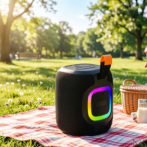 <span class=keywords><strong>Altavoces</strong></span> Inalámbricos Bt 5.3 Directo de Fábrica, IPX6 Impermeables, Efecto de Luz RGB, Tarjeta TF, USB, Alimentación por CC, FM, AUX, para Viajes al Aire Libre - Product Image 5