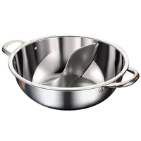 Marmite professionnelle innovante en acier inoxydable, ensemble de cuisson fiable avec couvercle en verre et compatible lave-vaisselle
