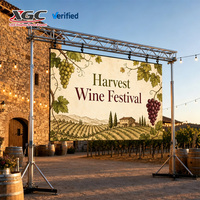 Écran LED de location extérieur P3.91 8K HDR10+ lisible en plein soleil, étanche IP65, pour affichage de scène lors du Festival du Vin et des Récoltes