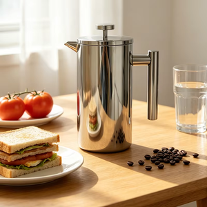 Caffettiera a goccia in acciaio inossidabile 2026 con beccuccio <span class=keywords><strong>lungo</strong></span> e stretto, 600ml, per tè e caffè - Product Image 3