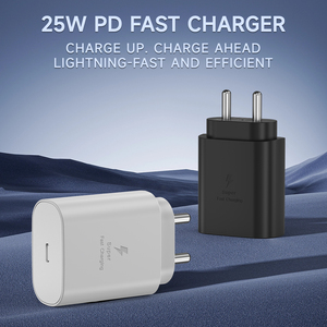 Caricabatterie Adattatore Super Veloce 25W PD 3.0 Type-<span class=keywords><strong>C</strong></span> a <span class=keywords><strong>C</strong></span> Ignifugo 5V/3A con Spina Indiana 2025 per Laptop Serie <span class=keywords><strong>S</strong></span>/A/M/F/Z e Smartwatch - Product Image 2