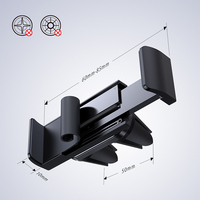 Support de téléphone pour voiture Lamicall C2, installation facile, fixation sur grille d'aération, rotation à 360°, support mains libres pour smartphone, GPS, accessoires essentiels