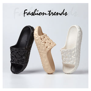 สำหรับทุกเพศน้ำหนักเบาระบายอากาศชิ้นเดียวสำหรับเปิดนิ้วเท้าออกแบบโลโก้นูนกันลื่นนุ่มสบายกลางแจ้งสปอร์ตฤดูใบไม้ร่วง - Product Image 2