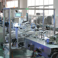 Machine d'emballage verticale à chargement latéral pour bâtonnets de friandises pour animaux de compagnie et barres en sachet