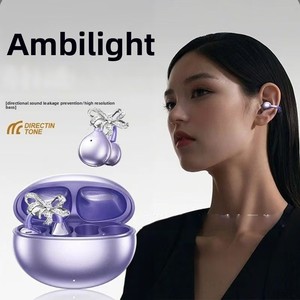 2025 New BT Tai nghe thể thao Tai nghe clip trên tai cao giá trị màu sắc không có trong tai không dây màu xanh răng tai nghe với bướm Clip - Product Image 2