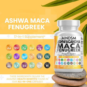 Capsules de Fenugrec, Maca et Ashwagandha sur Mesure – Capsules de Graines de Fenugrec pour le Soutien Immunitaire – Extrait de Graines de Fenugrec en Capsules - Product Image 5