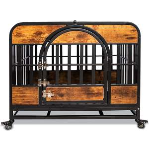Nouvelle innovation planche de bois lourd Dute grande caisse pour chien cage pour chien d'intérieur pour grands chiens au meilleur prix - Product Image 2