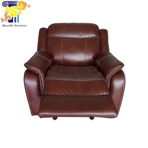 Mecedora reclinable para cine en casa, de cuero, de alta calidad, estilo americano, súper cómoda, con giratorio - Product Image 6
