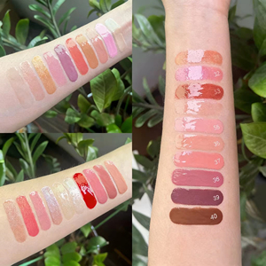 Créez votre propre ensemble de maquillage de marque : Gloss à lèvres en gros, logo personnalisé, végétalien, marque privée, gloss nude - Product Image 4