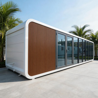 Villa Cabine Apple de Luxe Moderne 20ft 40ft Maison Modulaire Préfabriquée Hôtel Maison Mobile Tiny House
