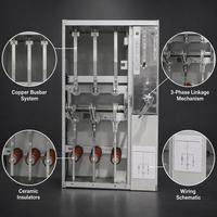 Unidad de Anillo Principal SF6 Compacta de Operación Neumática para Interiores, Personalizada por ZHUOLI, con Certificación CE, para Subestaciones de Distribución de Energía