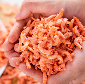 Gamberetti Rossi Piccoli Essiccati al Sole con Sale Commestibile, Etichetta Privata OEM, Confezione Personalizzata 50g/Sacchetto, Durata 18 Mesi - Product Image 3