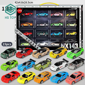 مجموعة نماذج شاحنات إطفاء وسيارات عسكرية معدنية مصبوبة بمقياس 1/64 من سبيكة HS لعام 2023، لعبة هندسية رخيصة للأطفال - Product Image 3