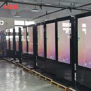 Metal Display Machine Terminal Electronic Android Touch Screen Full Color Ad Digital Vertical Outdoor Lcd Kiosk With Wifi