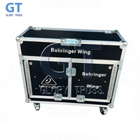 Étui de transport personnalisé pour console de mixage numérique Behringer Wing avec deux plateaux pour ordinateur portable
