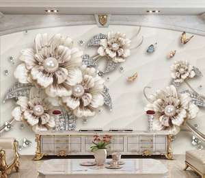 ZHIHAI美しいかわいい漫画甘いパンアイスクリームデザートハウスUVプリント8d壁紙子供のための特別なデザイン - Product Image 3