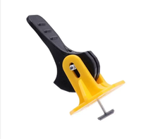50 pièces composés de nivellement de sol entretoises de carrelage de type t kit de nivellement de carrelage outils de carrelage