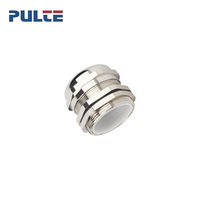 Presse-étoupe basse tension en laiton nickelé PULTE PG36 |   Connecteur métallique étanche IP68 certifié CE/ROHS 24-32mm électrique