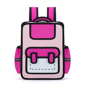 Sac à dos personnalisé avec logo de dessin animé 3D pour élèves du primaire, nouveau sac d'entraînement, sac d'école bidimensionnel pour la <span class=keywords><strong>maternelle</strong></span> - Product Image 6