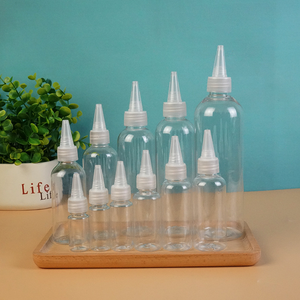 Venta al por mayor Aceite para el cabello Tinte para el cabello Pintura Tinta Pigmento Botella exprimible PET Blanco vacío Mini Botellas exprimibles de plástico con tapa superior giratoria - Product Image 4