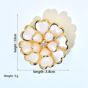 <span class=keywords><strong>Bottoni</strong></span> Decorativi APEX <span class=keywords><strong>per</strong></span> <span class=keywords><strong>Camicie</strong></span> da Donna, Direttamente dalla Fabbrica, con Logo e Motivi Floreali - Product Image 6