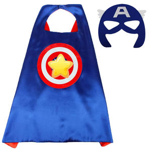 Capa de Superhéroe para Niños, Traje de Máscara de Spiderman, América, <span class=keywords><strong>Thor</strong></span>, <span class=keywords><strong>Hulk</strong></span>, Carnaval, Fiesta, Halloween - Product Image 4