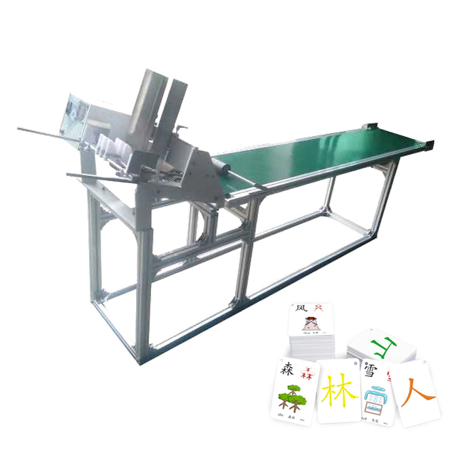 High Speed Batch Counting System Envelopes Collapsed Card Feeding Counting Stacking Machine