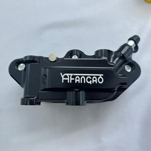 Étriers de frein modifiés CNC à quatre pistons pour motos Yamaha et Suzuki, nouveaux accessoires pour véhicules électriques, petite paire, marque YF, garantie 1 an - Product Image 3
