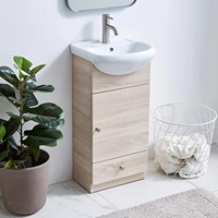 Prima moderne luxe haut de gamme salle de bain vanité meubles bois contreplaqué armoire de toilette tiroirs pour Villas appartement céramique
