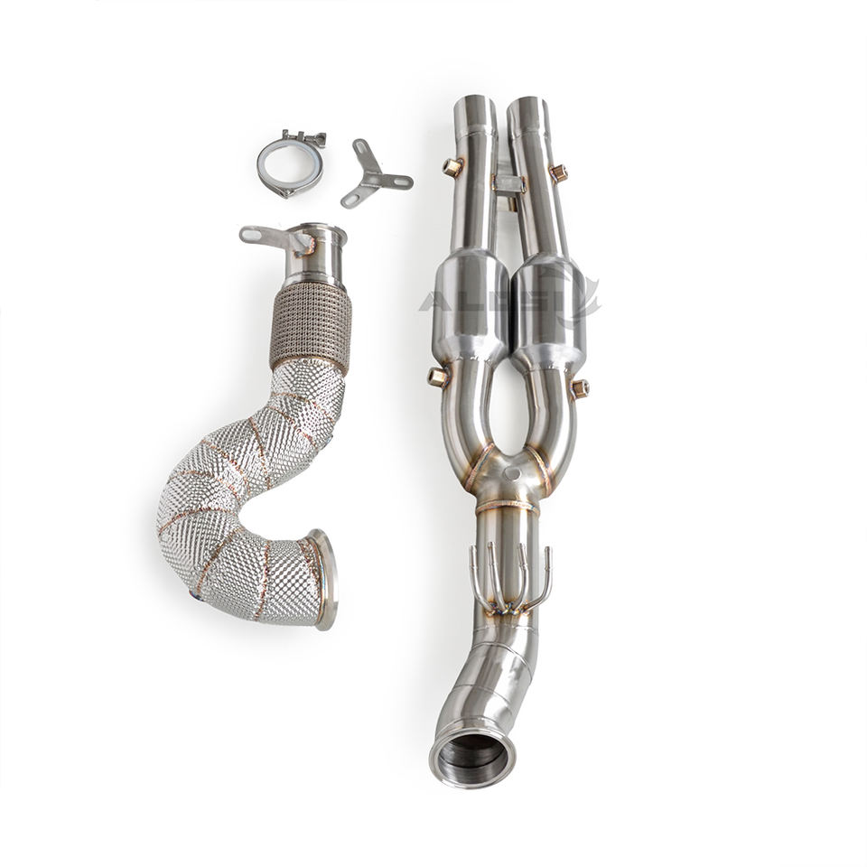 Exhaust Downpipe for Audi RS3 2.5T 2015-2023 with Insulated Exhaust