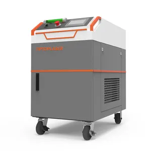 Machine de nettoyage Laser de métaux TIPTOPLASER 300W 500W, nettoyeur Laser, élimination de la rouille pour les briques en acier de pierre de voiture d'occasion