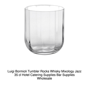 Vaso de Whisky Rocks 35 cl, Altura 9 cm, Diámetro 8 cm, Mixología Jazz, Luigi Bormioli - Product Image 2