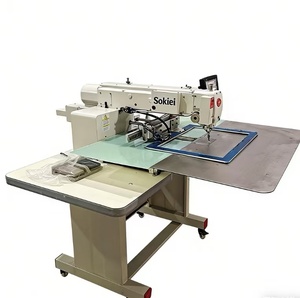 Nouvelle machine à coudre industrielle automatique à aiguille simple, système Big Hao, haute vitesse, plateforme plate, pour prototypes floraux SPM - Product Image 4