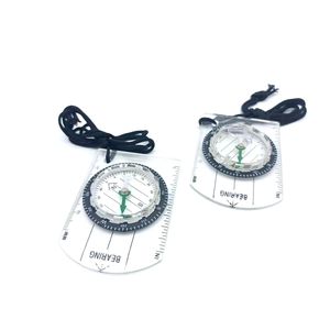 2025 personalizzabile portatile Mini bussola di navigazione all'aperto bussola acrilica escursionismo campeggio avventura livellamento a mano guida di viaggio - Product Image 6