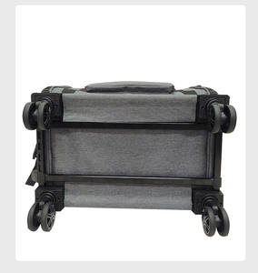 Sac de transport <span class=keywords><strong>pour</strong></span> animaux de compagnie, <span class=keywords><strong>petit</strong></span> <span class=keywords><strong>chien</strong></span> et chat, approuvé par les compagnies aériennes, motif uni, côtés souples, valise de voyage, fermeture éclair, fibre, <span class=keywords><strong>poussette</strong></span> - Product Image 4