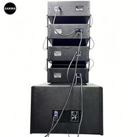 SAQ1 Double enceintes line array 2 voies passives/actives de 10 pouces – Équipement audio, vidéo et éclairage professionnel