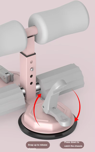Double Suction Cup Sit-up Assistant Fitness Equipment Home Roll Belly Device Abdominal <strong>Booster</strong> Sit-up <strong>Bar</strong>