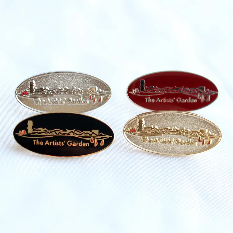 China Wholesale Custom High Quality Attraction Souvenir Enamel Lapel Pin Custom Corporate Logo Pin