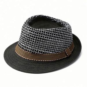 Chapeaux Panama pour Hommes en Gros en Stock – Chapeaux de Plage Respirants et Creux en Paille pour Hommes - Product Image 2
