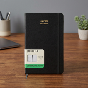 Agenda Settimanale Promozionale Moleskine Formato L con Copertina Rigida Resistente e Layout Non Datato - Product Image 3