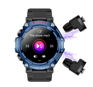 Reloj inteligente <span class=keywords><strong>3</strong></span> en <span class=keywords><strong>1</strong></span> con auriculares Monitor de sueño de oxígeno en sangre resistente al agua llamada Bt música local auricular inalámbrico reloj inteligente T96 - Product Image 1
