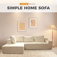 Duradero minimalista multiusos sofá minimalista seccional acogedor sofá modular seccional exquisito sofá personalizado para dormitorio