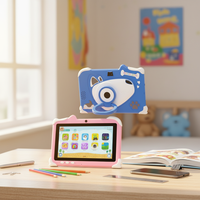 Nueva Tablet Educativa Android 12.0 de 7 Pulgadas con Diseño de Animales, 4GB/32GB, Resistente a Caídas y con Wi-Fi para Niños