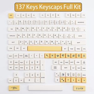 137-Keys Dye-Sublimation PBT <strong>Keycaps</strong> for Gaming Keyboard XDA Profile Japanese <strong>Keycaps</strong> with <strong>Cherry</strong> Gateron <strong>MX</strong> Switches - Product Image 3